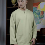 Soft Green for Men: Lengan Panjang