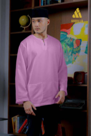 Rose Pink for Men: Lengan Panjang